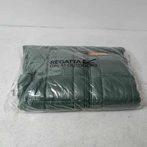 5 BRAND NEW REGATTA KIDS JUNIOR EMBRIE JACKETS IN SPRUCE GREEN - 14YRS