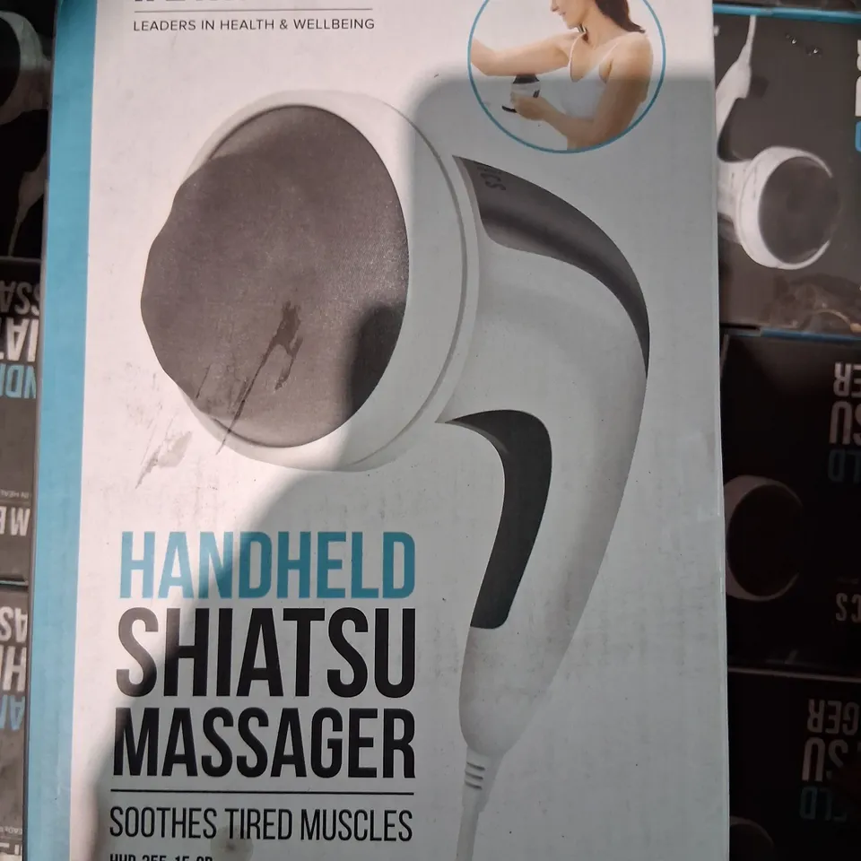 BOXED HOMEDICS HANDHELD SHIATSU MASSAGER
