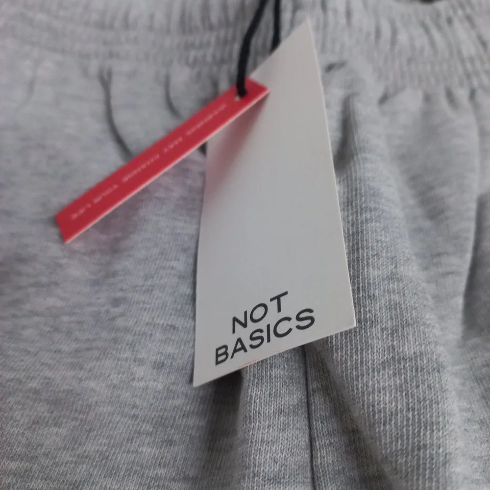 NOT BASICS GREY JOGGERS LARGE