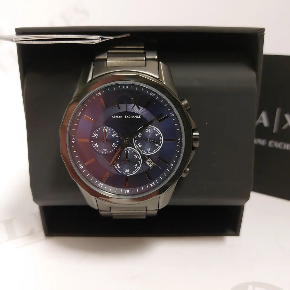 BOXED ARMANI EXCHANGE MENS TRADITIONAL WRIST WATCH