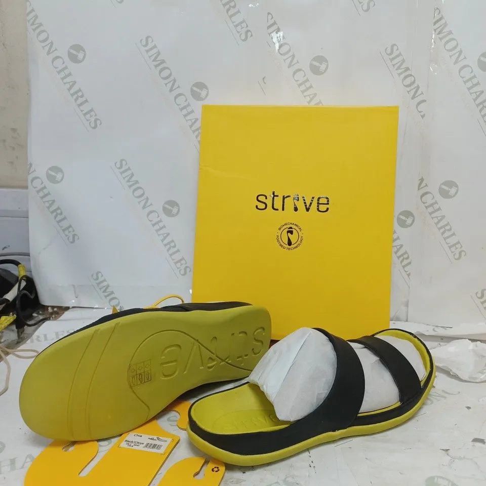 STRIVE LEATHER STAP SANDALS SIZE 7