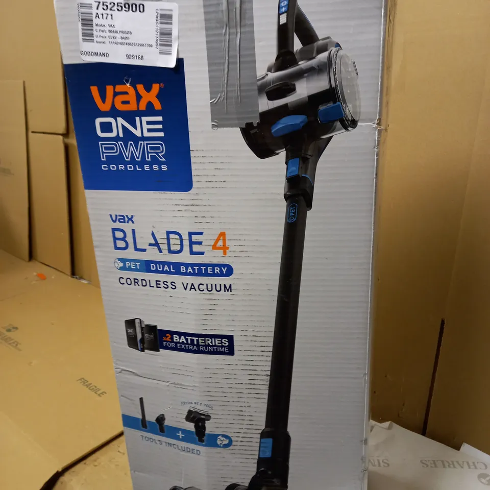 VAX ONEPWR BLADE4 PET DUAL BATTERY CORDLESS VACUUM CLEANER