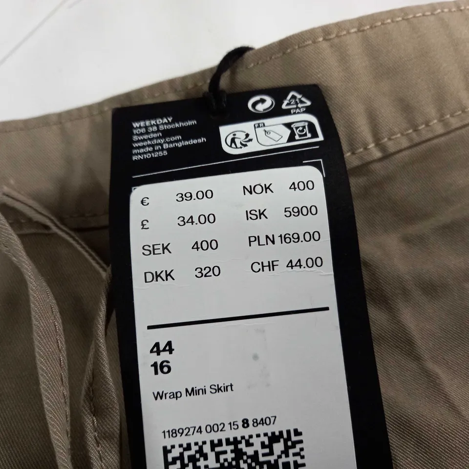 WEEKDAYWRAP MINI SKIRT - 16