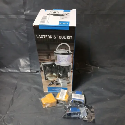APPROXIMATELY 15 ASSIRTED ITEMS TO INCLUDE LANTERN & TOOL KIT, ETHERNET SPLITTERS, ETC
