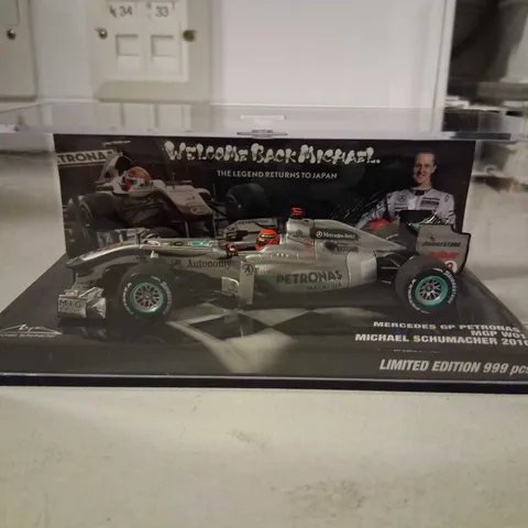 MINICHAMPS MERCEDES GP PETRONAS MGP W01 – MICHAEL SCHUMACHER 2010 1:43 LIMITED EDITION 999