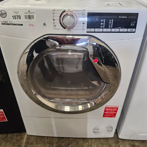 HOOVER H-DRY 300 9KG CONDENSER TUMBLE DRYER WHITE