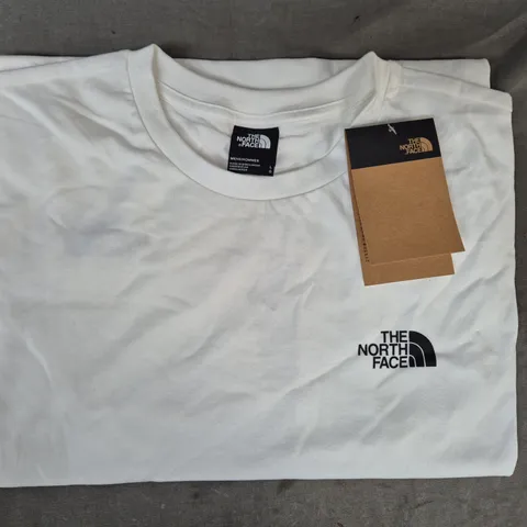 THE NORTH FACE SIMPLE DOME T-SHIRT IN WHITE SIZE LARGE