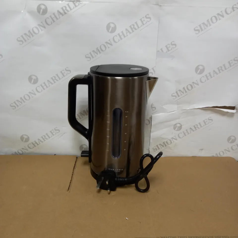 JOHN LEWIS & PARTNERS 1.7L KETTLE COATED STAINLESS STEEL 