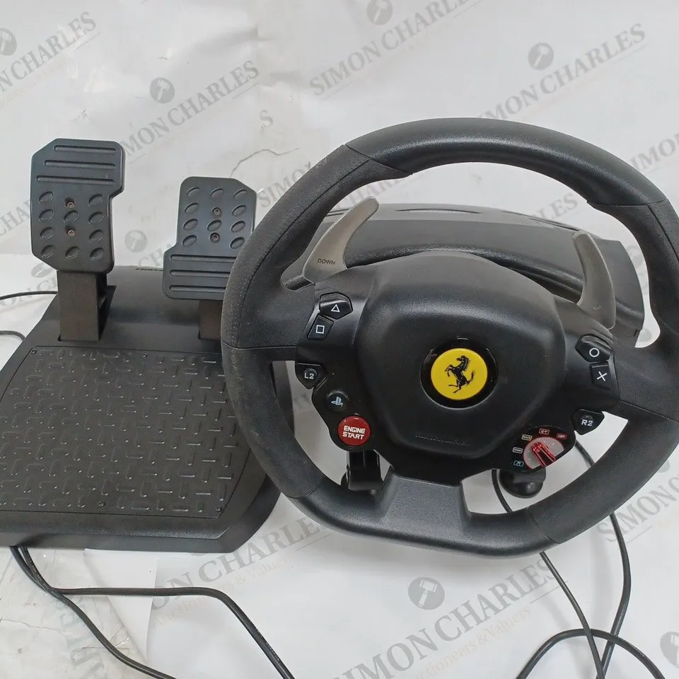 UNBOXED THRUSTMASTER T80 RW FERRARI 488 STEERING WHEEL