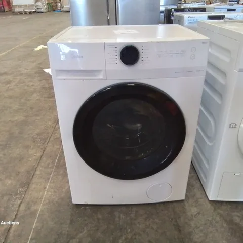 MIDEA MF200W70B/E FREESTANDING WASHING MACHINE, BLDC MOTOR, BRIGHT LED DISPLAY, HEALTH GUARD, STEAM, 15‘ QUICK WASH, 1400RPM, 7KG LOAD, WHITE [ENERGY CLASS B]