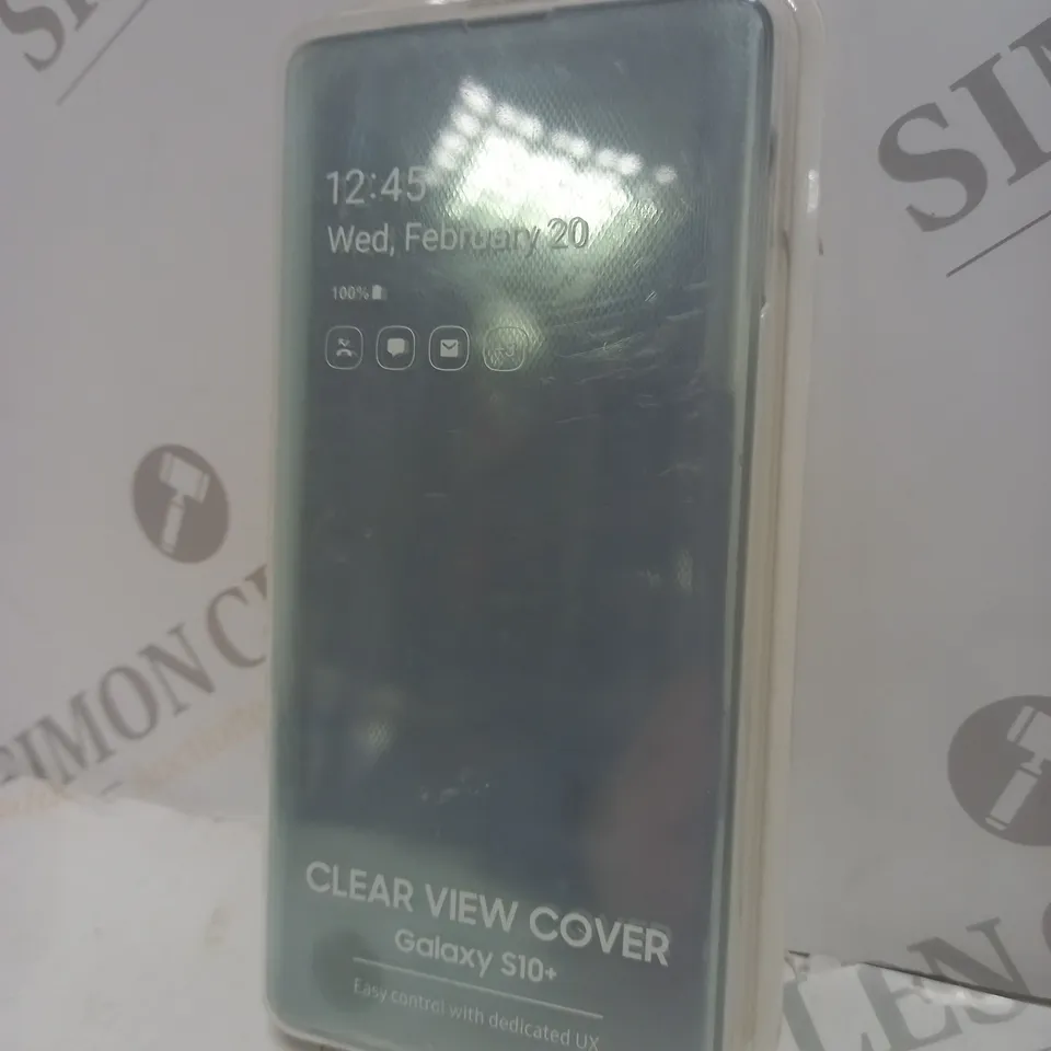 BOXED SAMSUNG GALAXY S10+ CLEAR VIEW COVER 