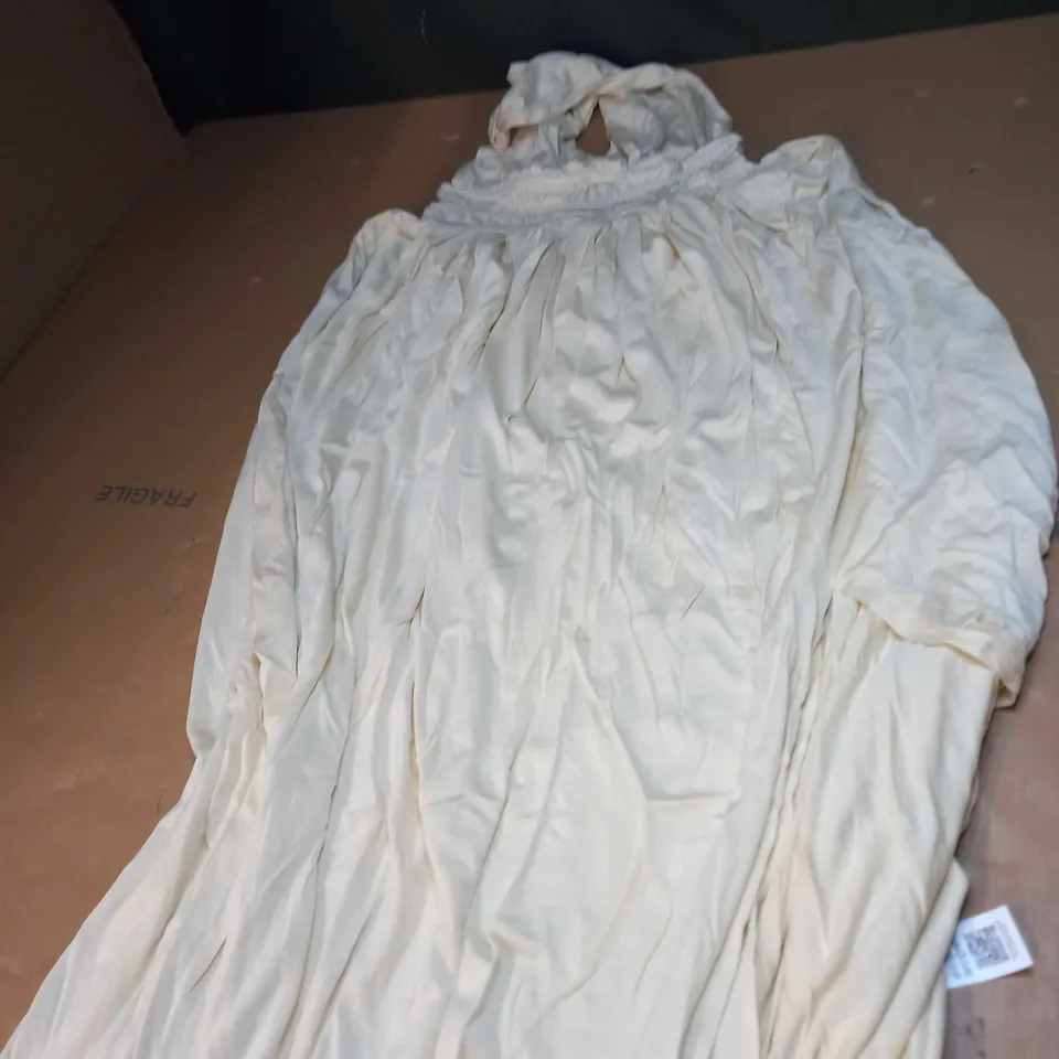 DESIGNER STRAPPY KNOT DETAIL MAXI DRESS SIZE 6