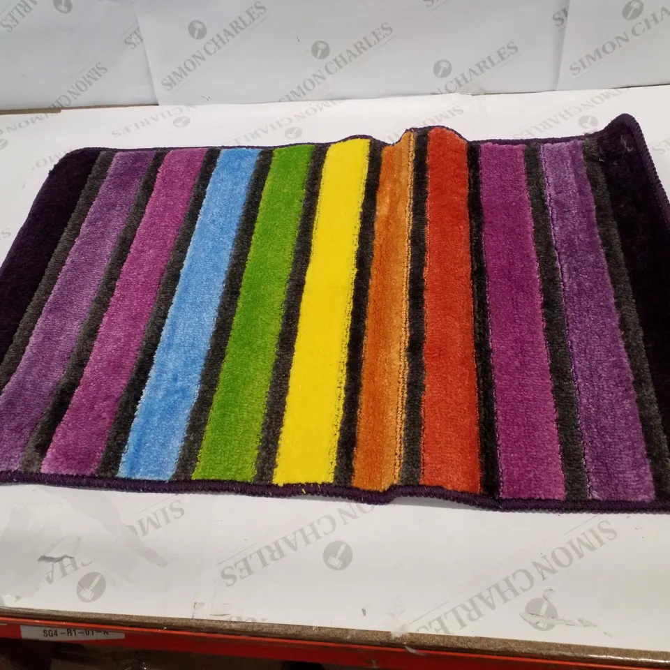 BRAND NEW PACO HOME SALAMANCA 234 BATH MAT IN MULTICOLOURED - 50×80CM 