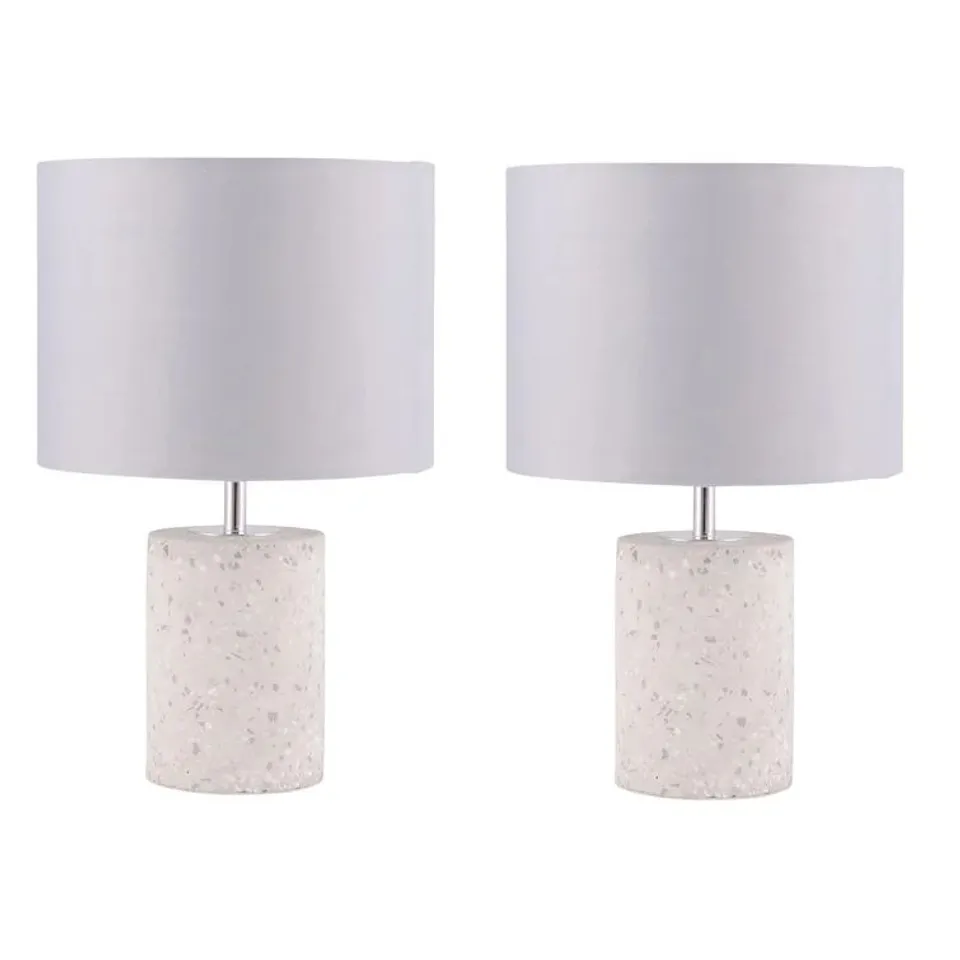 2 X BOXED WYATTS 32cm TABLE LAMPS (1 BOX)