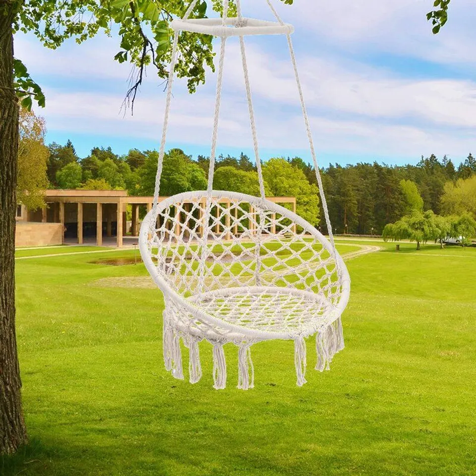 GWYDION HANGING CHAIR - WHITE