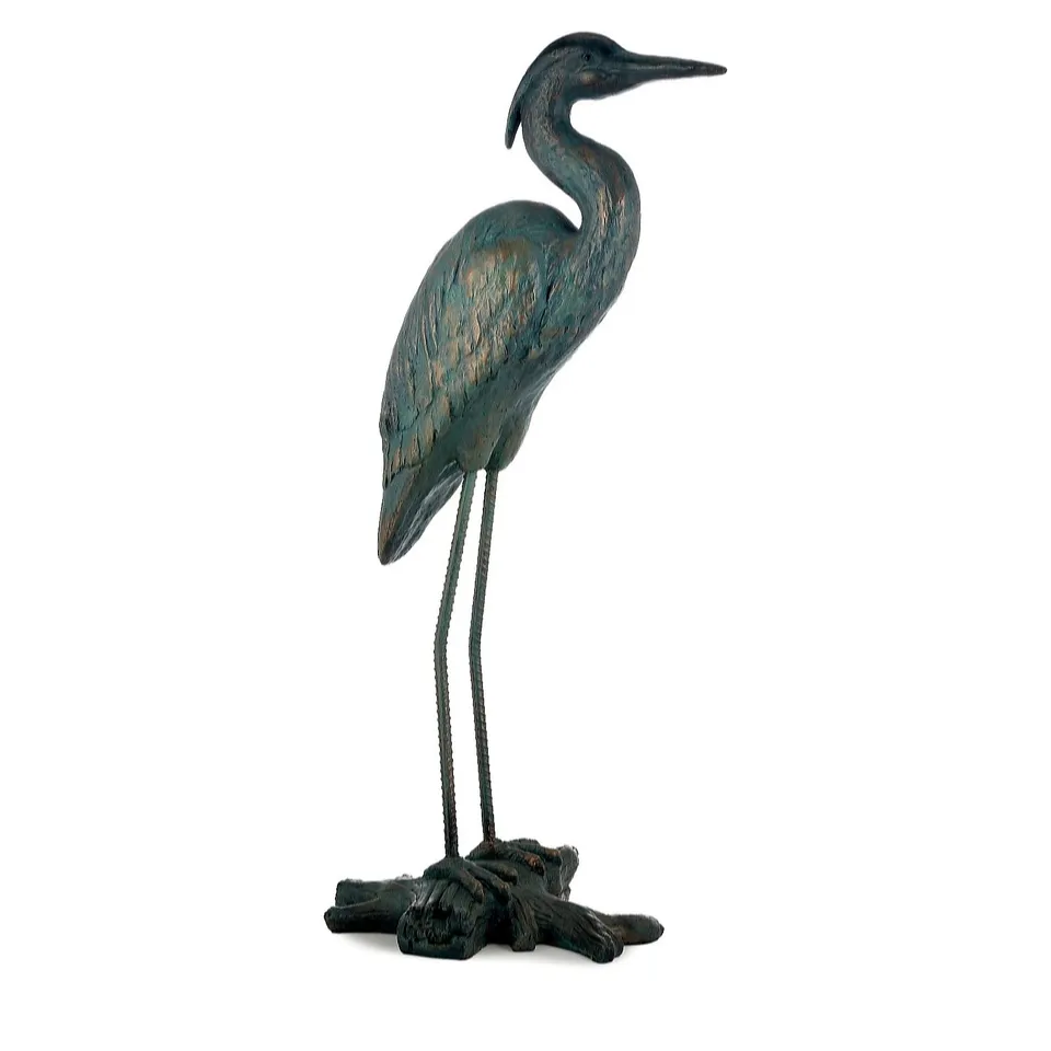 GARDEN REFLECTIONS HERON SCULPTURE