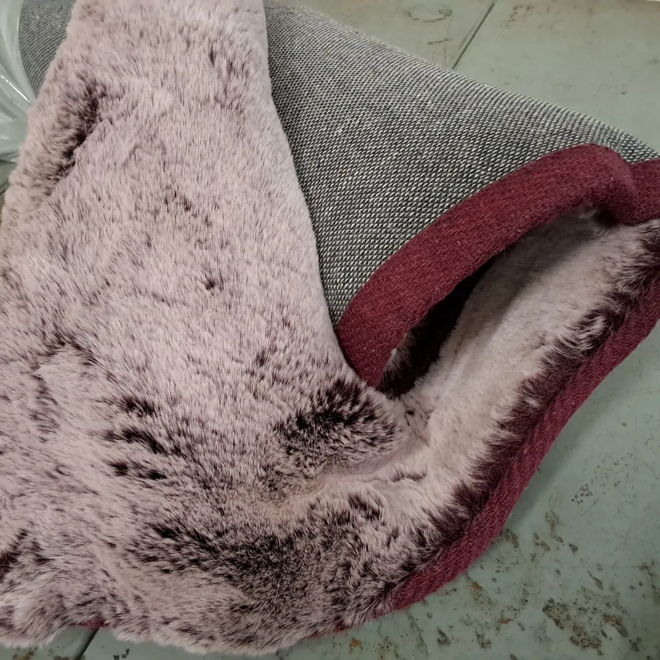 BRAND NEW PACO TIPPED RUG IN PURPLE - 120X160CM