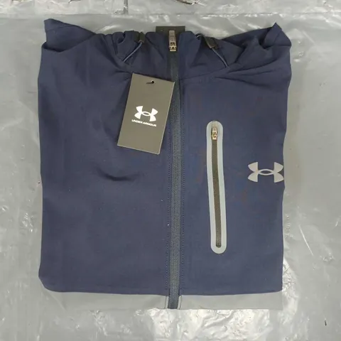 UNDER ARMOUR JACKET IN NAVY/GREY SIZE MEDIUM