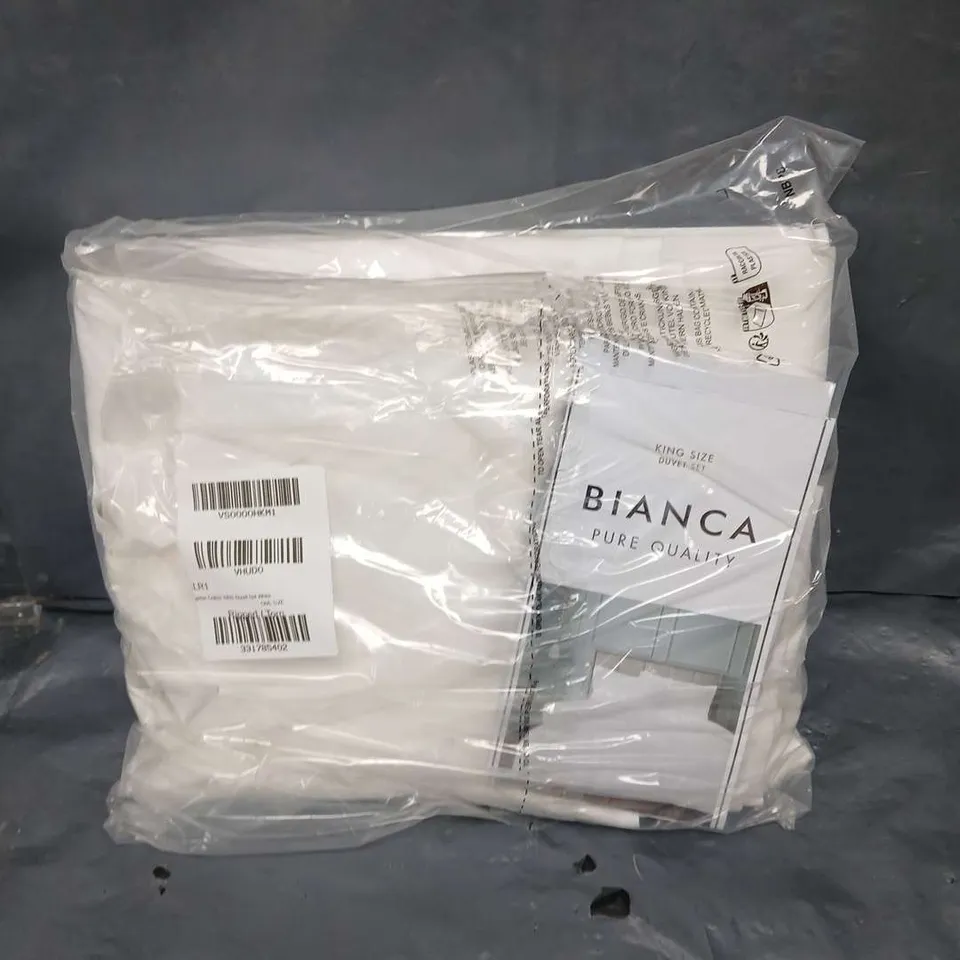 BIANCA KING SIZE DUVET SET EGYPTIAN COTTON 180TC 