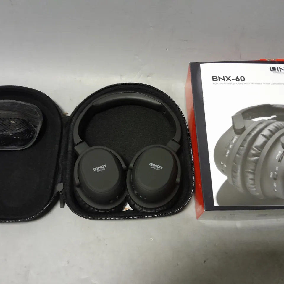 BNX-60 LINDY WIRELESS NOISE CANCELLING HEADPHONES 