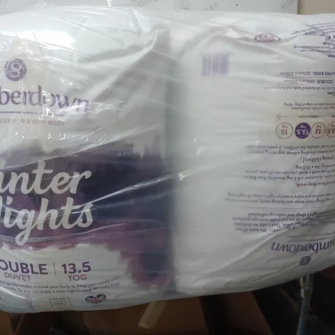 SLUMBERDOWN SET OF 4 WINTER NIGHTS 13.5 TOG DOUBLE DUVETS