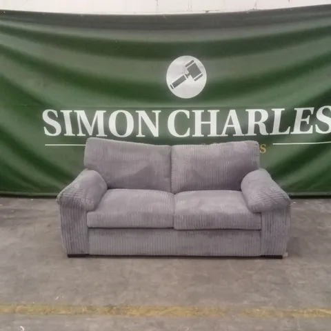 AMALFI STANDARD BACK FABRIC SOFA BED - CHARCOAL