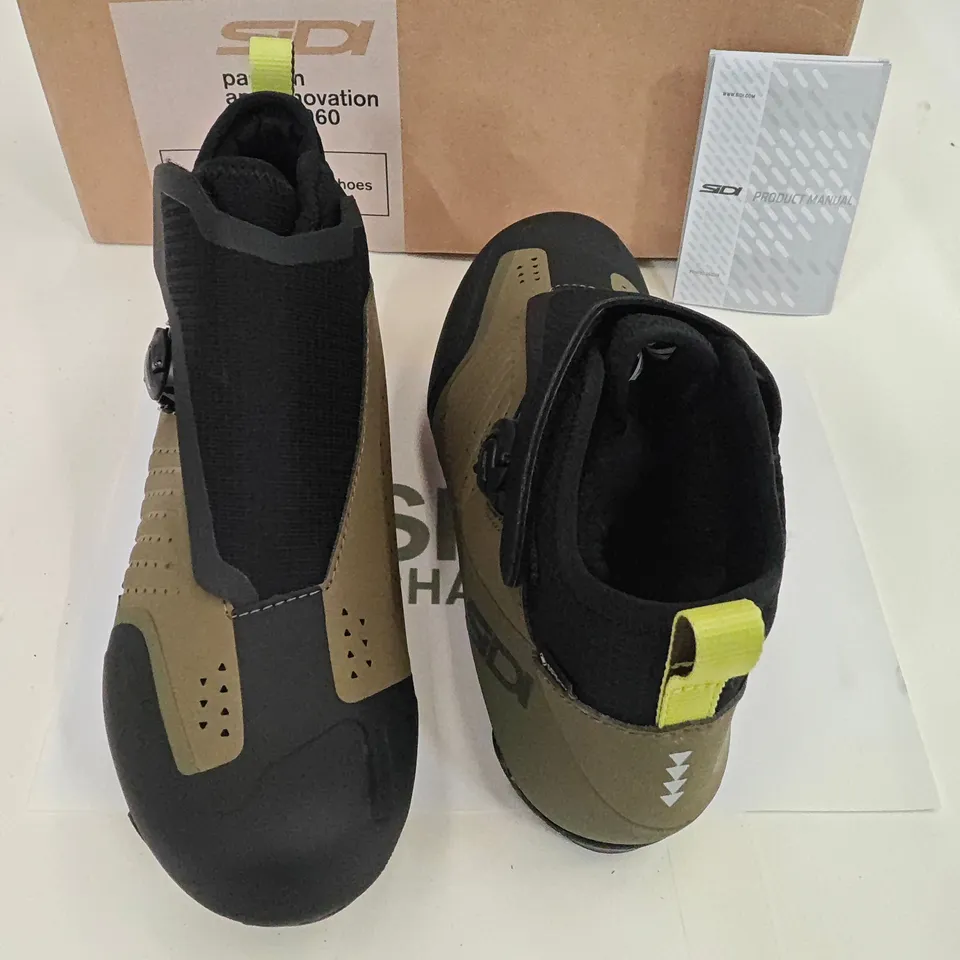 SIDI HIEMX MTB CYCLING SHOES – BLACK/OLIVE, EU 41 (UK 7.5)