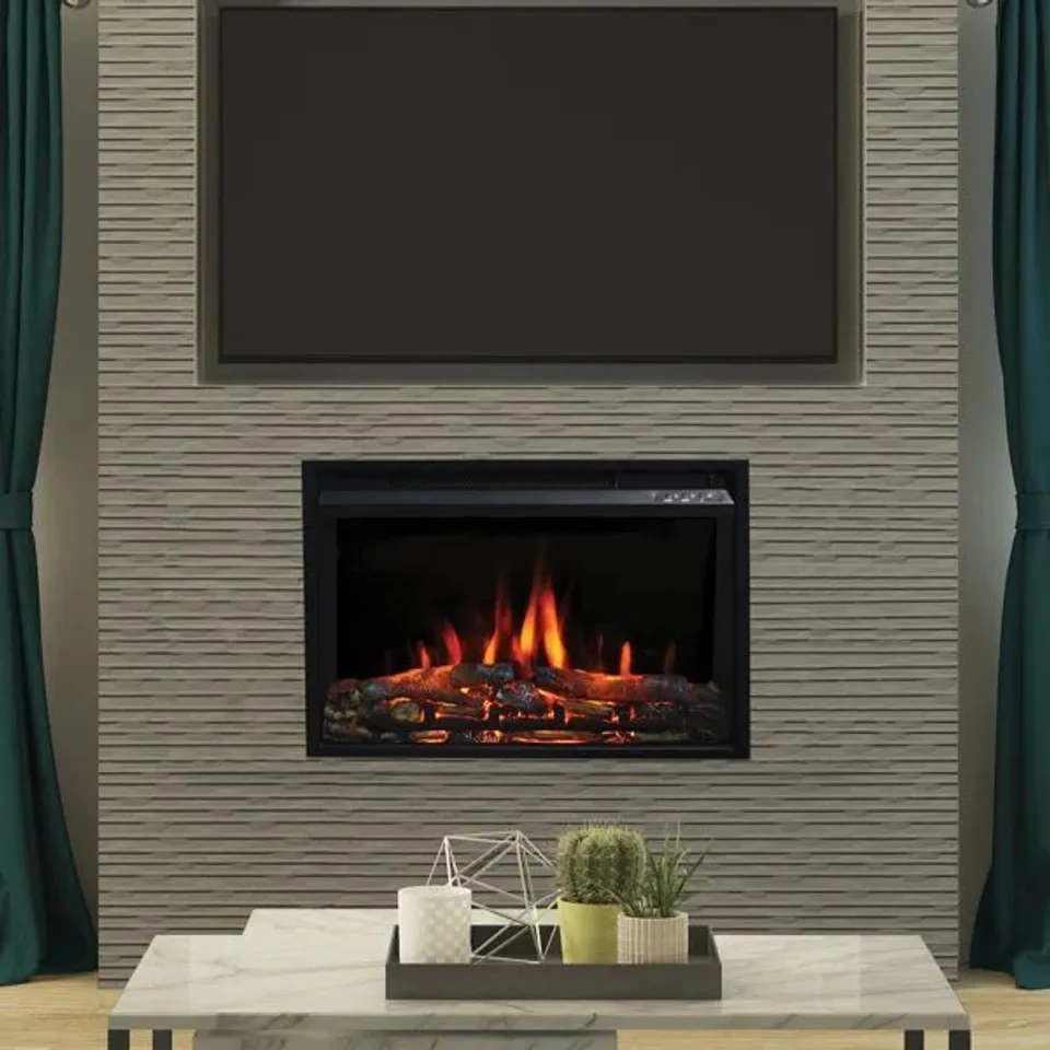 BOXED RODWELL 22 INSET WALL MOUNTED ELECTRIC FIRE (1 BOX)