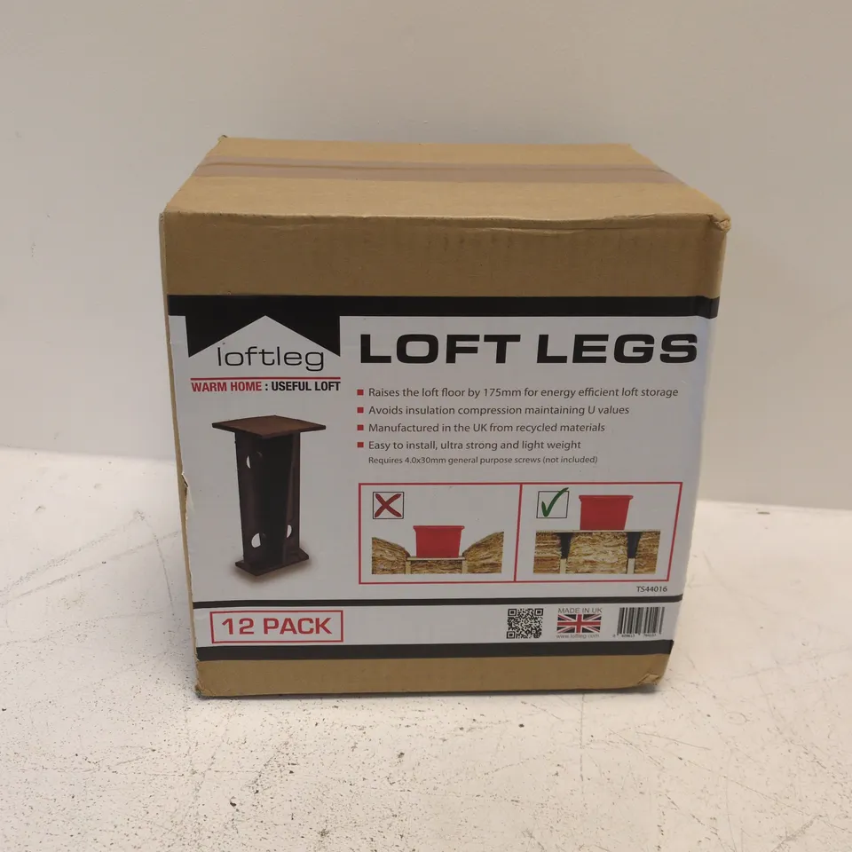 LOFT LEGS 12 PACK - LOFT FLOOR SUPPORT LEGS (MADE IN UK)