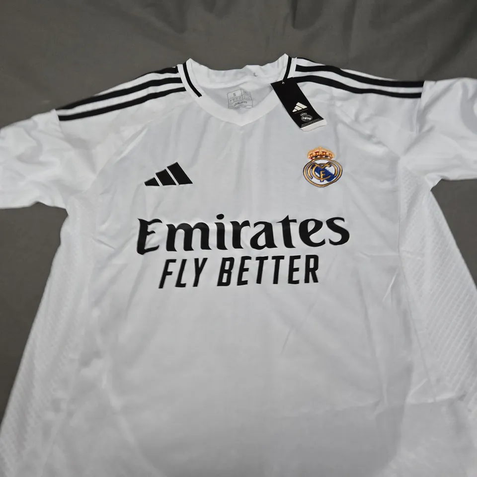 REAL MADRID FC HOME JERSEY SIZE SMALL