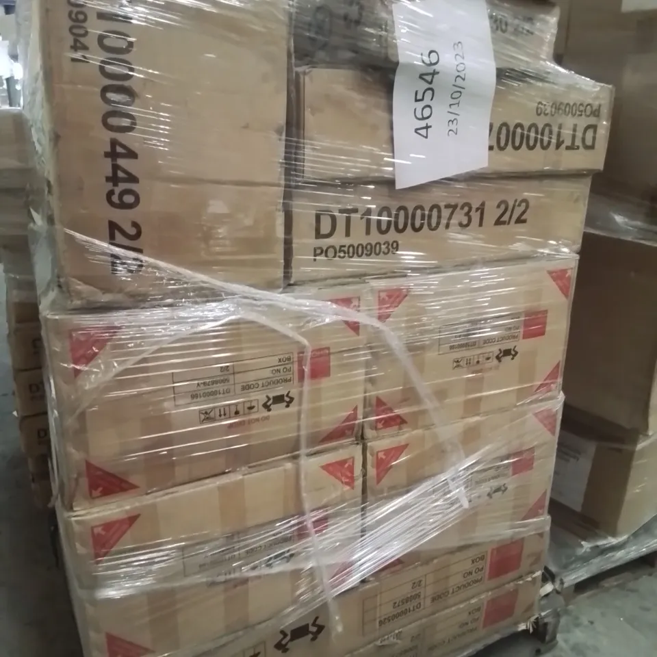 PALLET OF ASSORTED DINING TABLE PARTS