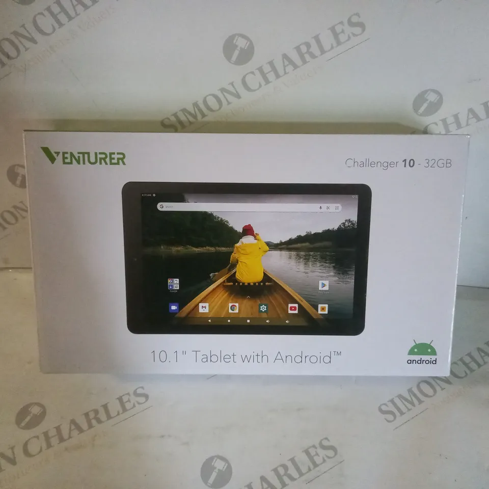 BRAND NEW BOXED VENTURER CHALLENGER 10 PRO 10.1" ANDROID TABLET WITH DETACHABLE KEYBOARD - BLACK 32GB