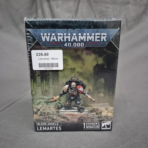 SEALED AND BOXED WARHAMMER 40,000 BLOOD ANGELS - LEMARTES