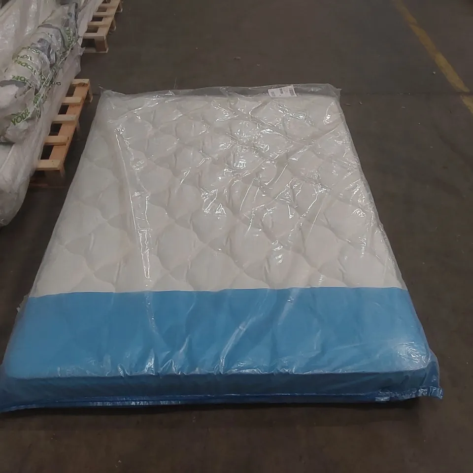 QUALITY BAGGED DOUBLE 135cm AIRSPRUNG LUXURY QUILTED MEDIUM MATTRESS RRP £229