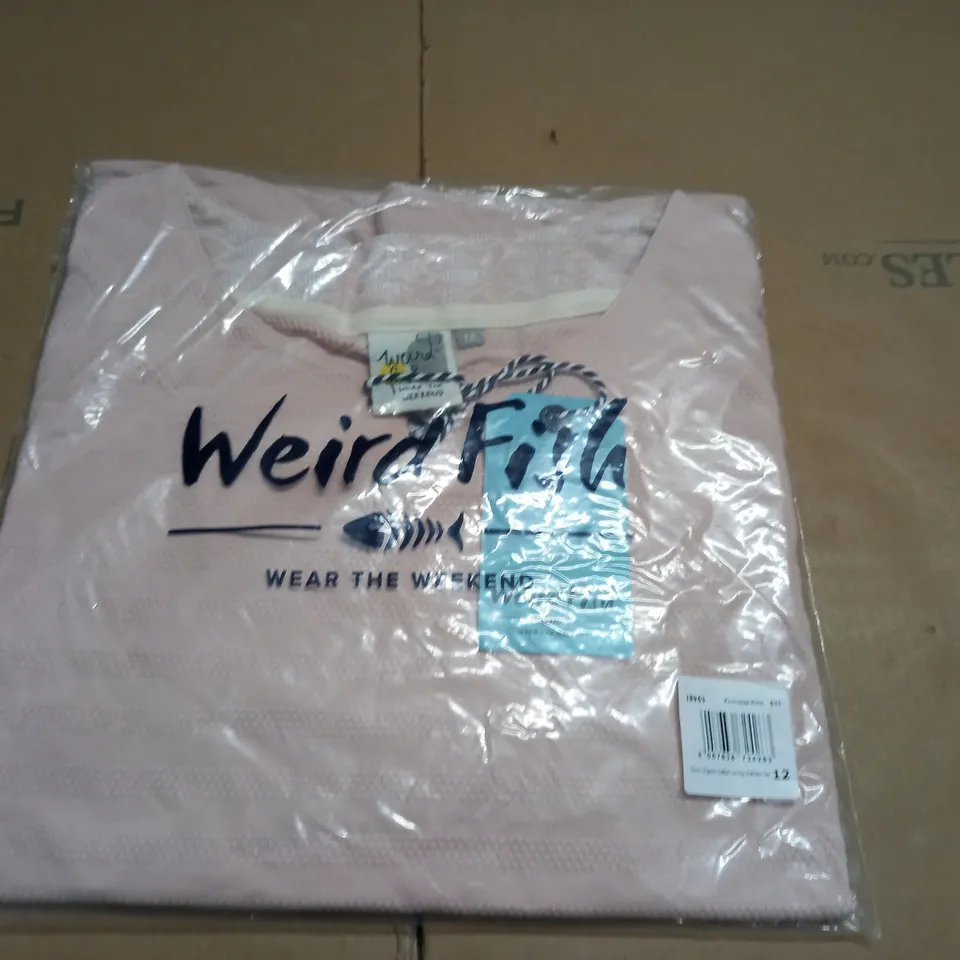 WEIRD FISH ESSIN COTTON JERSEY OUTFITTER TEE - 12