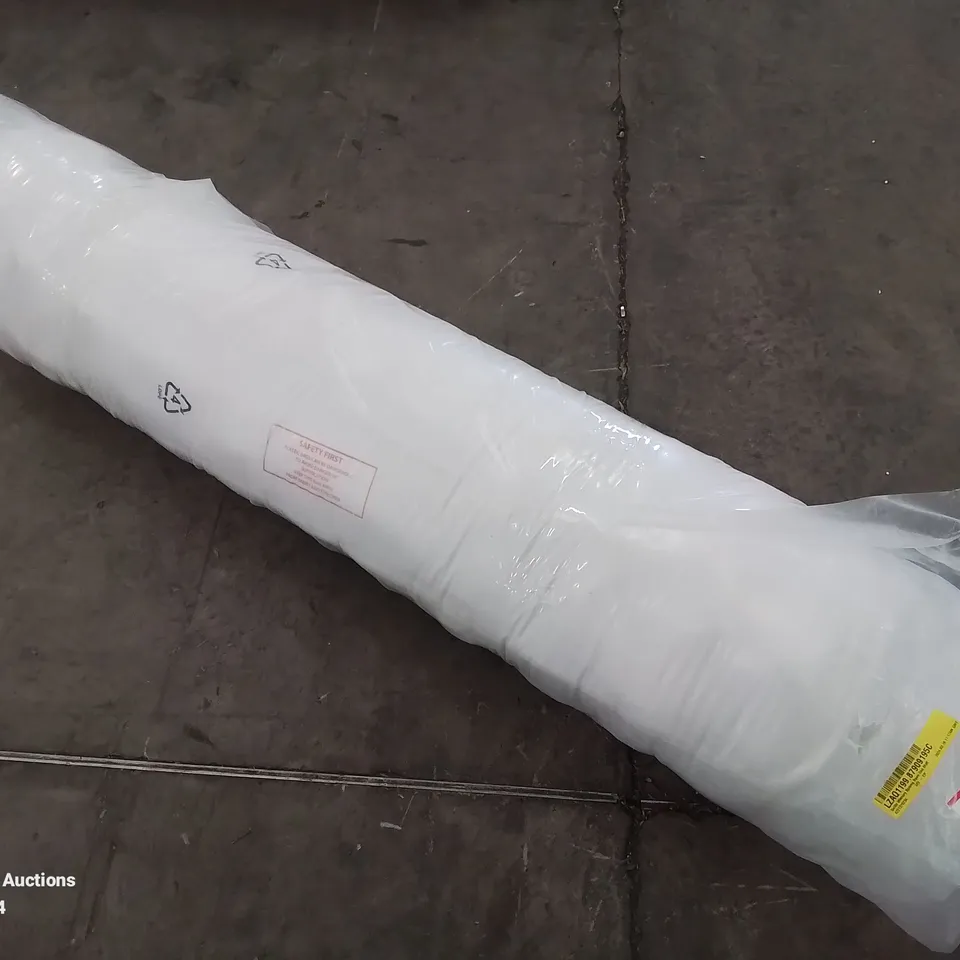 QUALITY BAGGED AND ROLLED QUILTO 4' SMALL DOUBLE MEMORY SPRUNG OPEN COIL MATTRESS