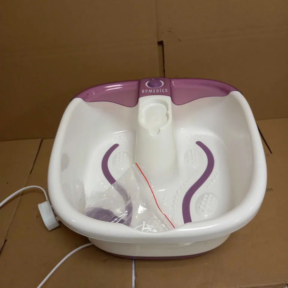 HOMEDICS BUBBLEMATE FOOT SPA AND MASSAGER