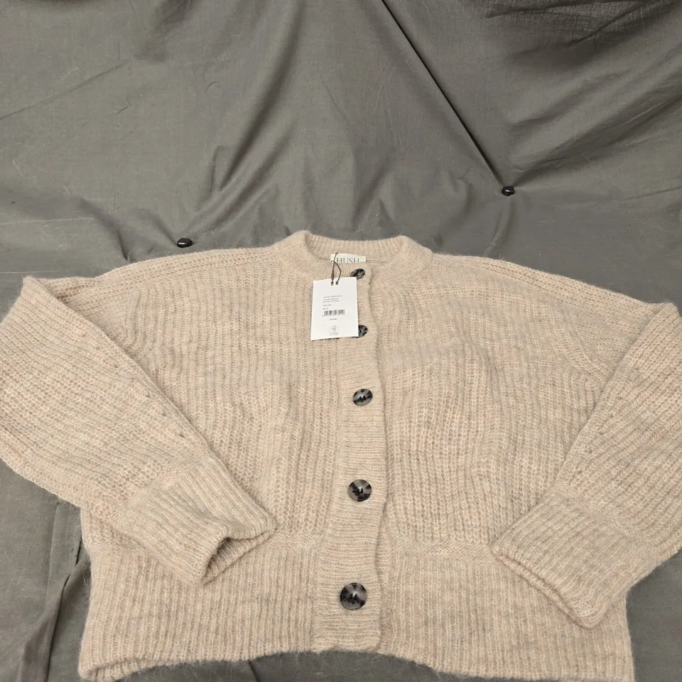 HUSH KNITTED CARDIGAN SIZE XS