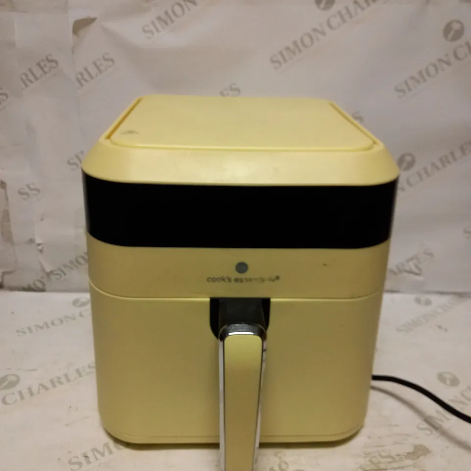 COOKS ESSENTIALS AIR FRYER IN YELLOW