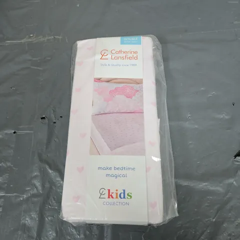 CATHERINE LANSFIELD KIDS COLLECTION DUVET COVER SET – PINK HEART PATTERN