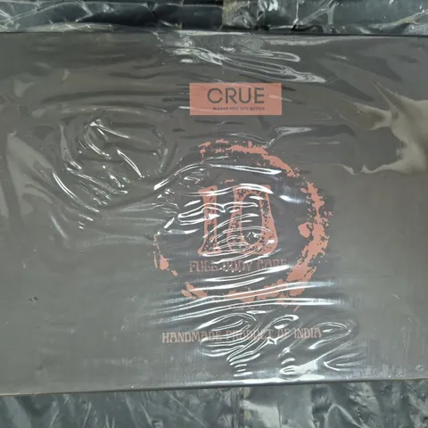 BOX OF APPROXIMATELY 10 SEALED CRUE FULL BODY CARE KITS