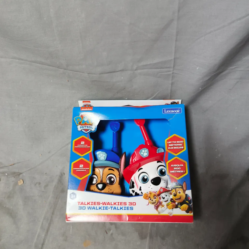 PAW PATROL 3D WALKIE-TALKIES – LEXIBOOK 2-PACK