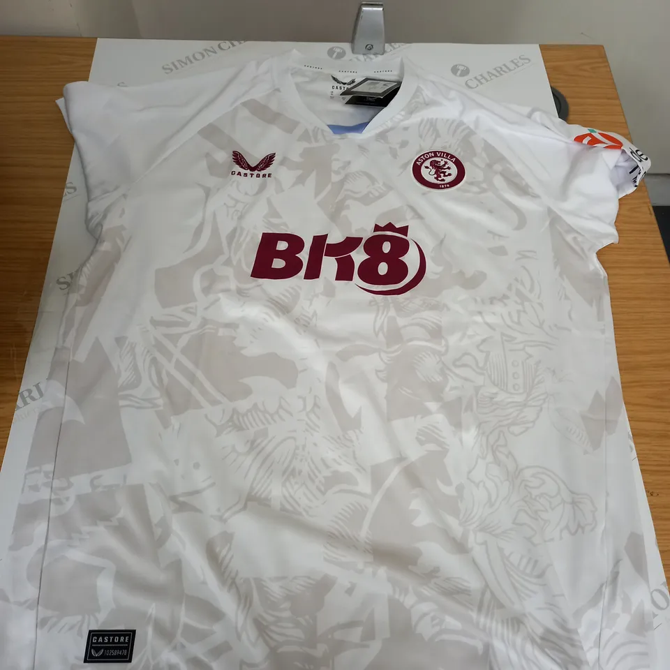 CASTORE ASTON VILLA FOOTBALL CLUB SHIRT - XL