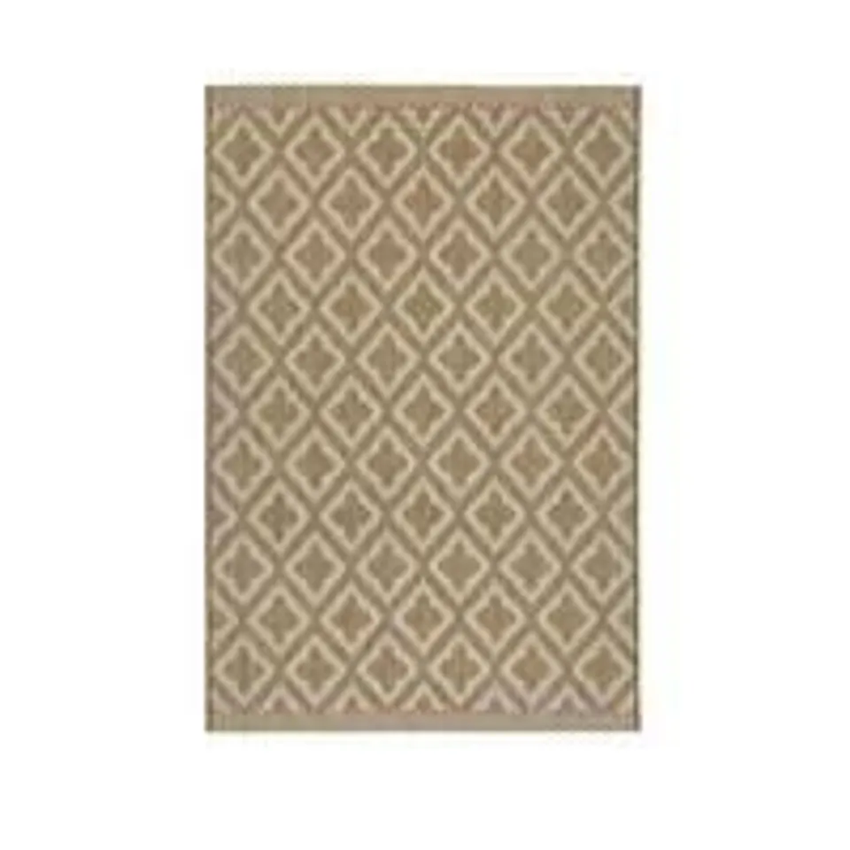 KAMINA INDOOR/OUTDOOR FLATWEAV RUG - 160X230CM - COLECTION ONLY 