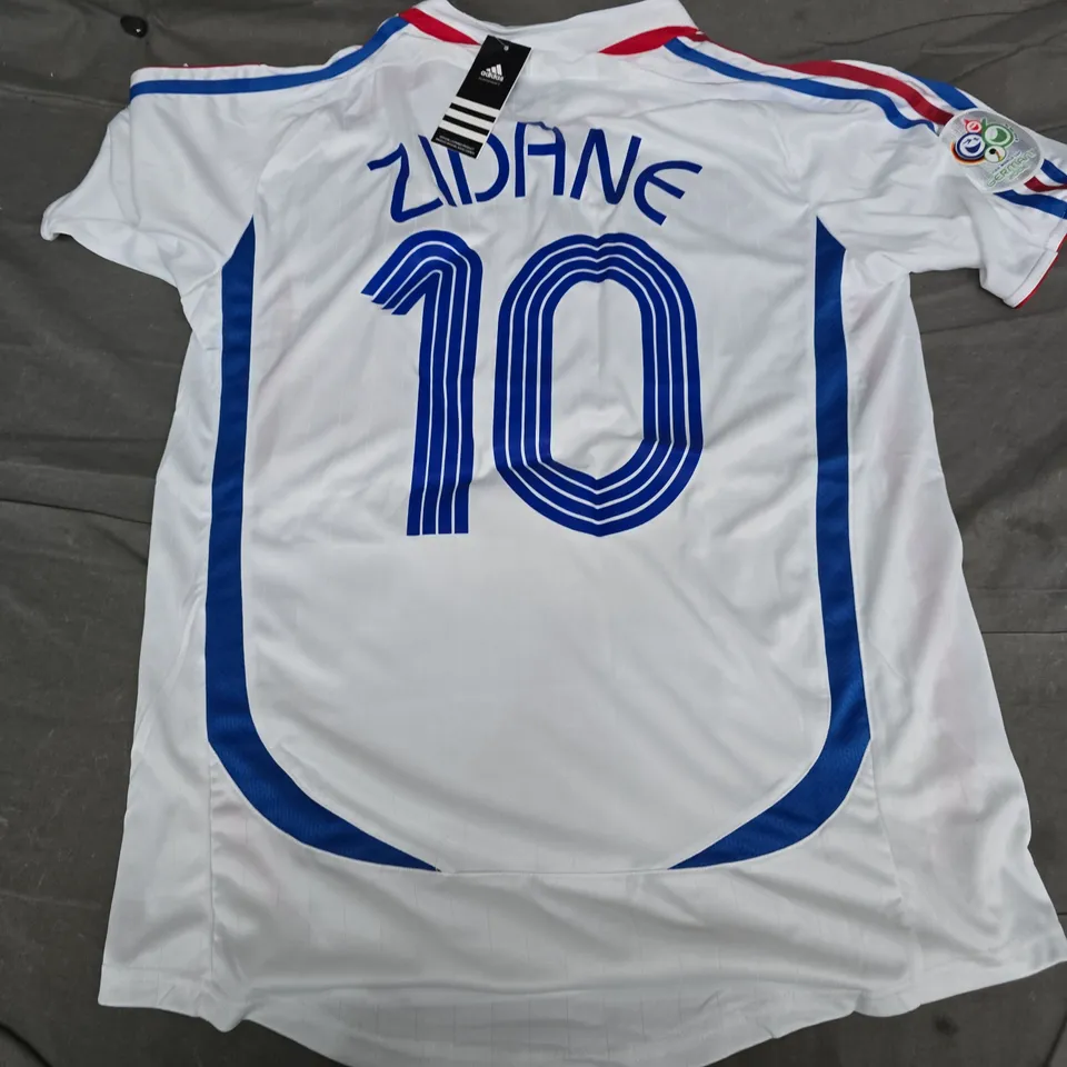 ADIDAS FRANCE WORLD CUP 2006 JERSEY (#10 - ZIDANE)
