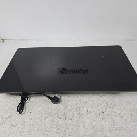 O&OO EBONY GLASS PANEL ROOM HEATER - DELUXE