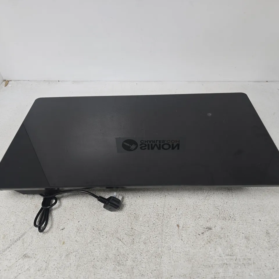 O&OO EBONY GLASS PANEL ROOM HEATER - DELUXE