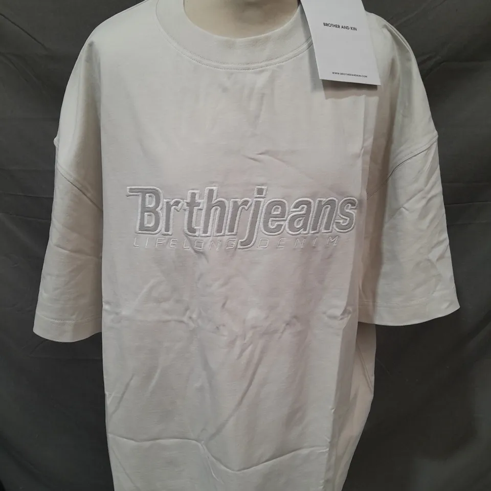 BROTHER & KIN LIFELONG OVERSIZED TEE - LARGE
