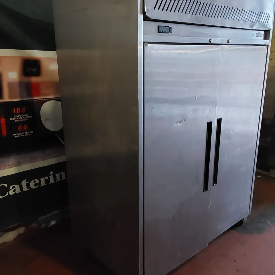 WILLIAMS COMMERCIAL STAINLESS STEEL DOUBLE DOOR REFRIGERATOR 