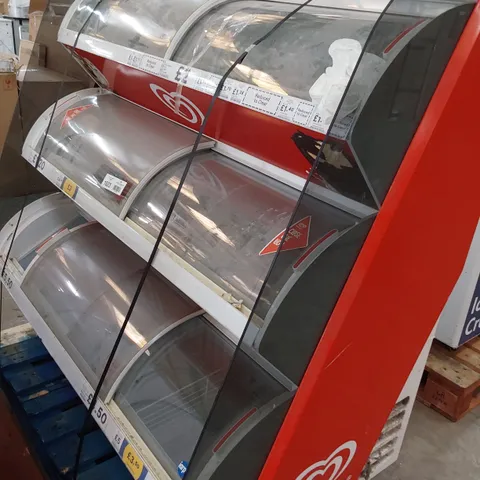 WALL'S TRIPLE LEVEL DISPLAY ICE CREAM FREEZER